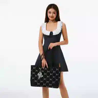 MLB Yankees Tote Bag Black