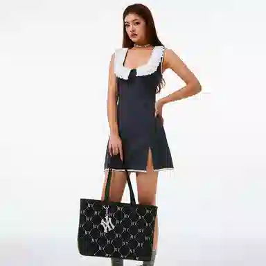 MLB Yankees Tote Bag Black