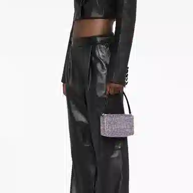 Alexander Wang Crystal Nylon Shoulder Bag