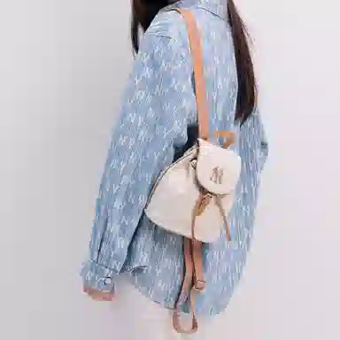 MLB Monogram Backpack Cream