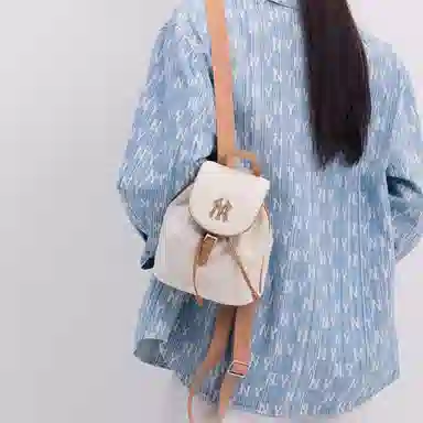 MLB Monogram Backpack Cream