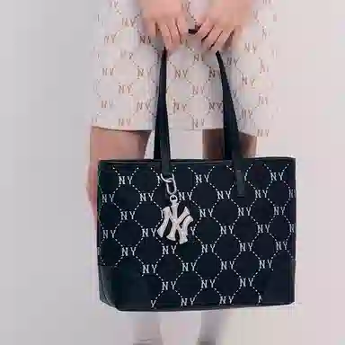 MLB Yankees Tote Bag Black