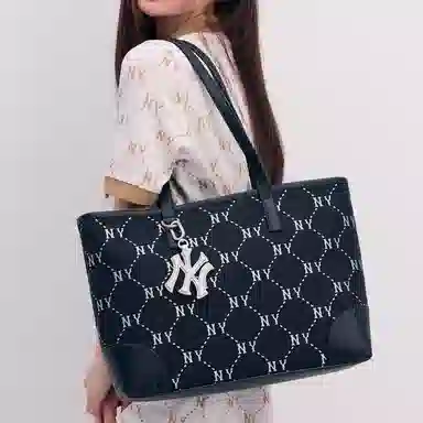MLB Yankees Tote Bag Black