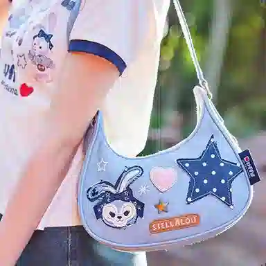 Disney StellaLou LenaBell Denim Shoulder Bag
