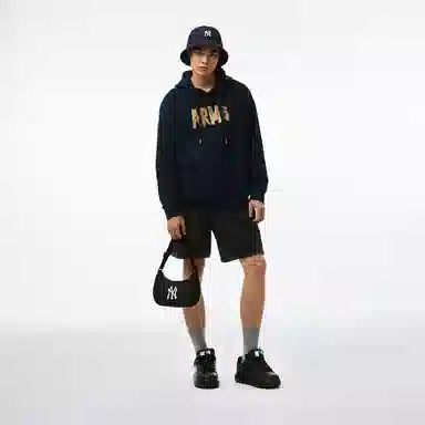 MLB Denim Shoulder Bag Navy