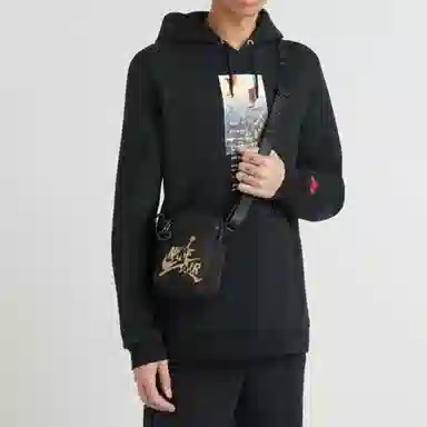 Jordan Mini Crossbody Bag Black Gold