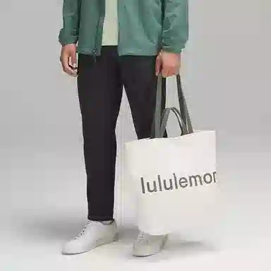 lululemon Canvas Tote Ivory/Sage