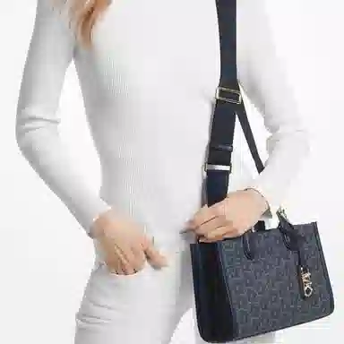MICHAEL KORS MK Gigi Logo Tote