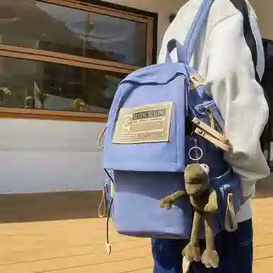 泰克森 大容量时尚旅行 尼龙 双肩包 大号 男女同款情侣款 黑色,红色,蓝色