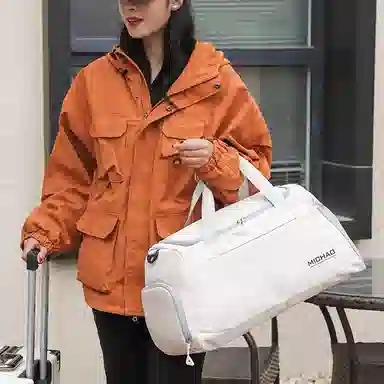 行途 大容量干湿分离 牛津布 健身包 大号 男女同款情侣款 蓝色/绿色/白色/粉色/黑色