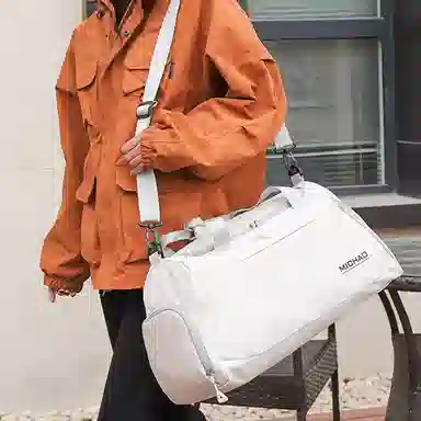 行途 大容量干湿分离 牛津布 健身包 大号 男女同款情侣款 蓝色/绿色/白色/粉色/黑色