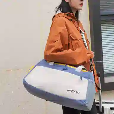 行途 大容量干湿分离 牛津布 健身包 大号 男女同款情侣款 蓝色/绿色/白色/粉色/黑色