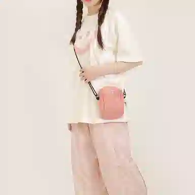 云朵工厂 种子轻便时尚百搭 聚酯纤维 斜挎包 女款