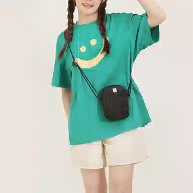 云朵工厂 种子轻便时尚百搭 聚酯纤维 斜挎包 女款