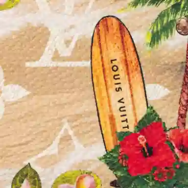 LOUIS VUITTON Logo Monogram Surfin
