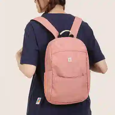 云朵工厂 拉链开合百搭轻便 聚酯纤维 双肩包 男女同款情侣款 多色 中号