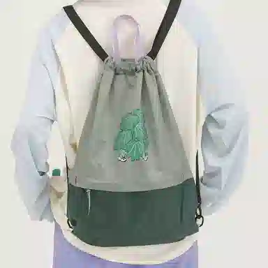 云朵工厂 花学家雨林印花束口袋 锦纶 双肩包 男女同款情侣款