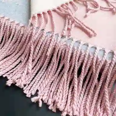 优幽兰 针织两用空调房办公室保暖多用途披风防风防寒保暖 绒线围巾 女款