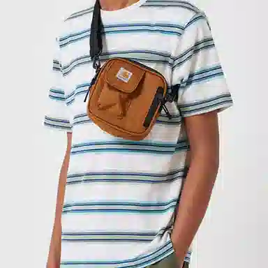 Carhartt WIP Essentials Logo Crossbody Bag Brown