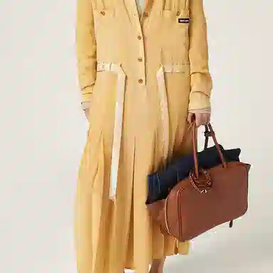 Miu Miu Cognac Leather Bag