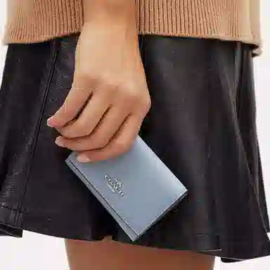 COACH Micro 10 Silver Denim