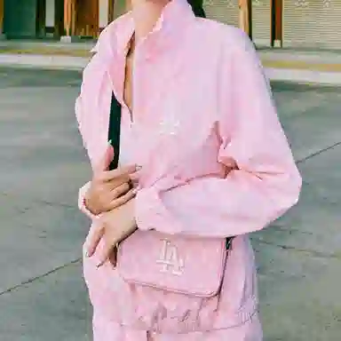 MLB Monogram Crayon LA Dodgers Nylon Bag