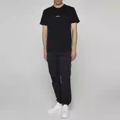Stone Island Graphic Print T-Shirt Black