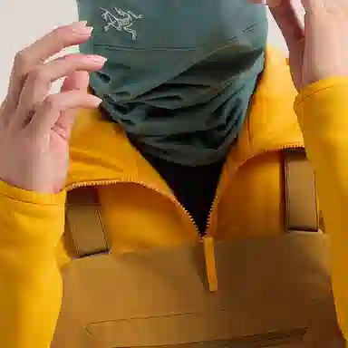 Arcteryx Logo Scarf Green