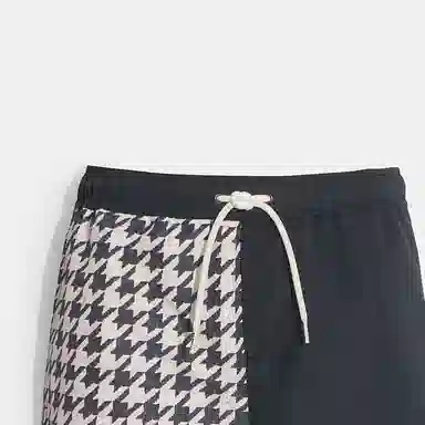 COACH Printed Mid-Rise Shorts Black
