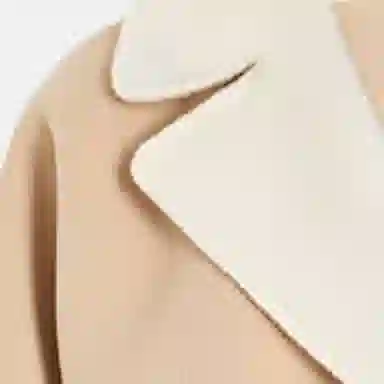 MaxMara Logo Tie Double-Faced Coat Beige