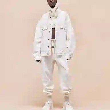 Fear of God Essentials FW23 Denim Jacket Cloud Dancer