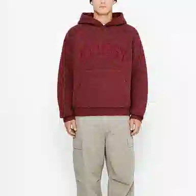Stussy FW24 FELT PATCH KNIT HOODIE