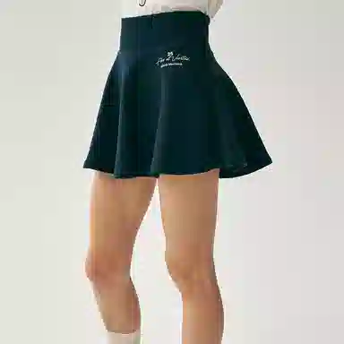 MARDI MERCREDI SS25 FLARE MINI SKIRT ORIGINALIS 25_NAVY