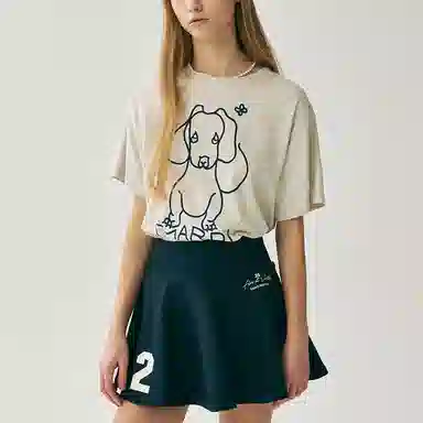 MARDI MERCREDI SS25 TSHIRT DDANJI CH.02_OATMEAL NAVY T