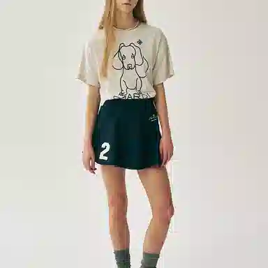 MARDI MERCREDI SS25 TSHIRT DDANJI CH.02_OATMEAL NAVY T