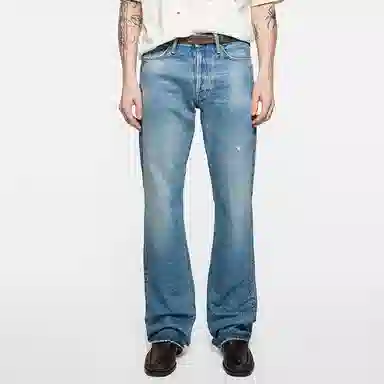 Acne Studios SS25 2010 Retro Low Waist Straight Jeans