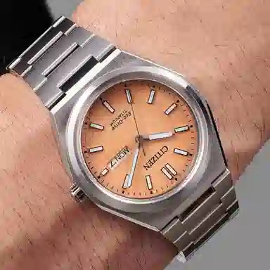 CITIZEN Super Titanium Orange Dial