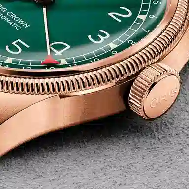 Oris Permanent Series 40mm Green Dial Bronze