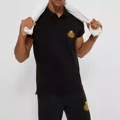 HUGO BOSS Nfl Cotton Piqu Polo Shirt With Collaborative Branding Polo