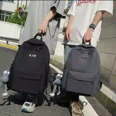 泰克森 原宿风简约时尚 尼龙 双肩包 常规 男女同款情侣款 多色