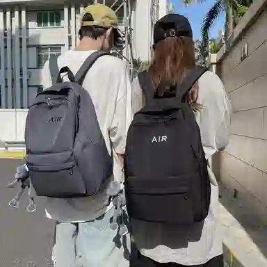 泰克森 原宿风简约时尚 尼龙 双肩包 常规 男女同款情侣款 多色