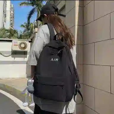 泰克森 原宿风简约时尚 尼龙 双肩包 常规 男女同款情侣款 多色