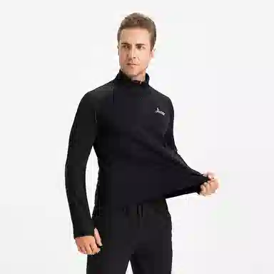 沃兰迪 运动跑步外套速干立领拉链长袖田径服 男女同款