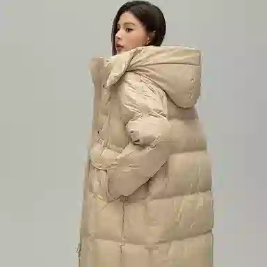 雅鹿 加厚保暖时尚休闲长袖羽绒服 女款