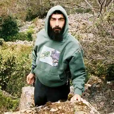 Polar Skate Co Hoodie Grey Green