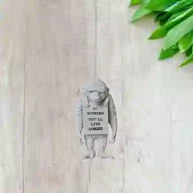 BANKSY x Medicom Toy MONKEY SIGN GESSO Ver. 36cm