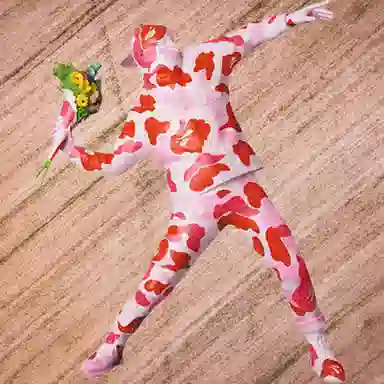 Banksy BAPE Flower Bomber