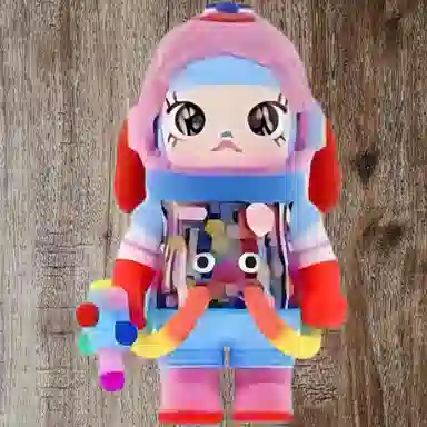 POP MART 1000 Mega space molly Jon Burgerman