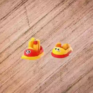 麦当劳 薯条 鸡块 麦乐鸡碰碰车 萌趣可爱 玩具