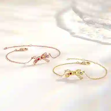 IICC Rainbow Series Butterfly Knot Bracelet